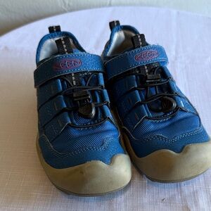Keen Kids Blue and Tan Sneakers